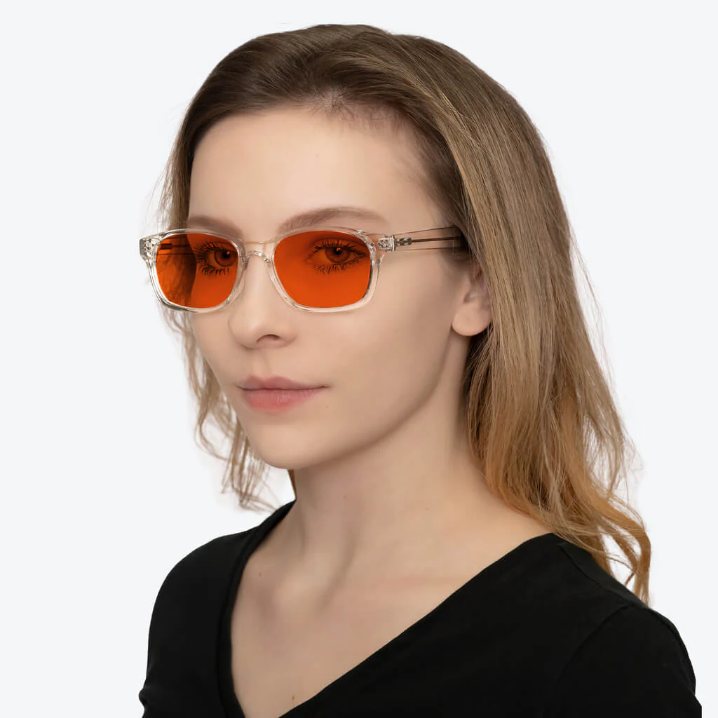 NightFall Lucent Blue Blocking Glasses - Crystal - Image 4