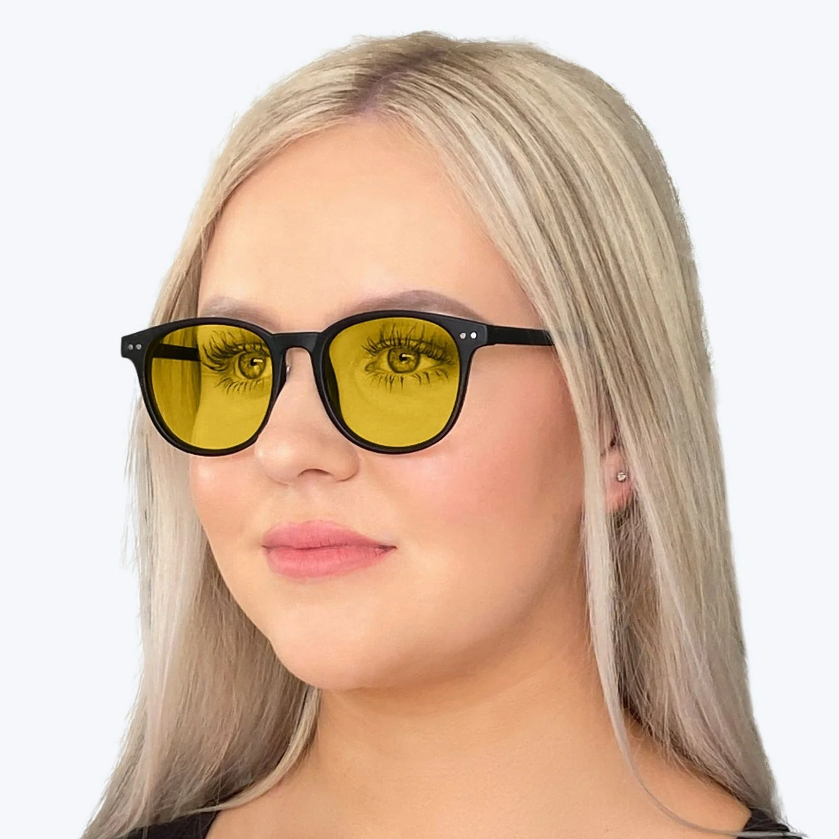 DayMax Billie Glasses - Matt Black - Readers - Image 7