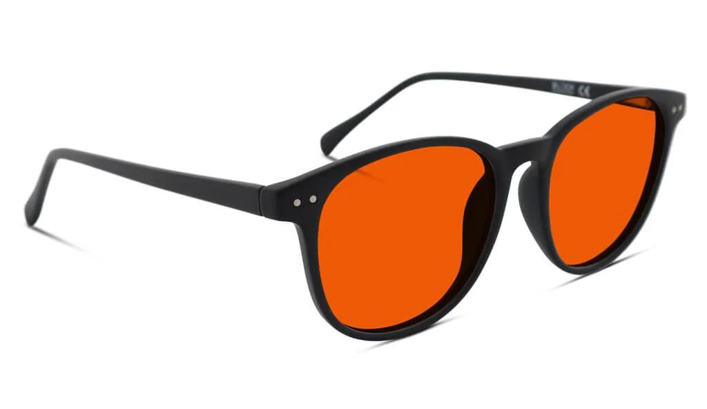 NightFall Billie Blue Blocking Glasses - Black - Readers - Image 3