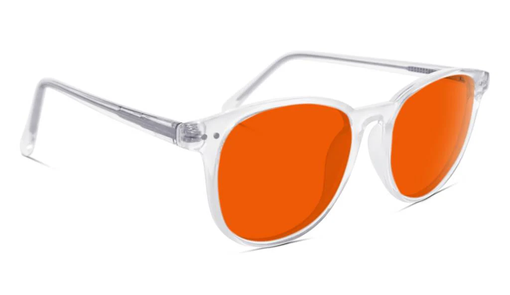 NightFall Billie Blue Blocking Glasses - Crystal - Image 3