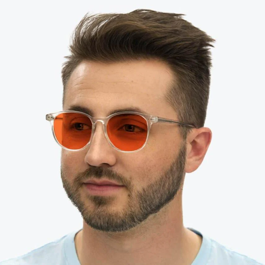 NightFall Billie Blue Blocking Glasses - Crystal - Image 5