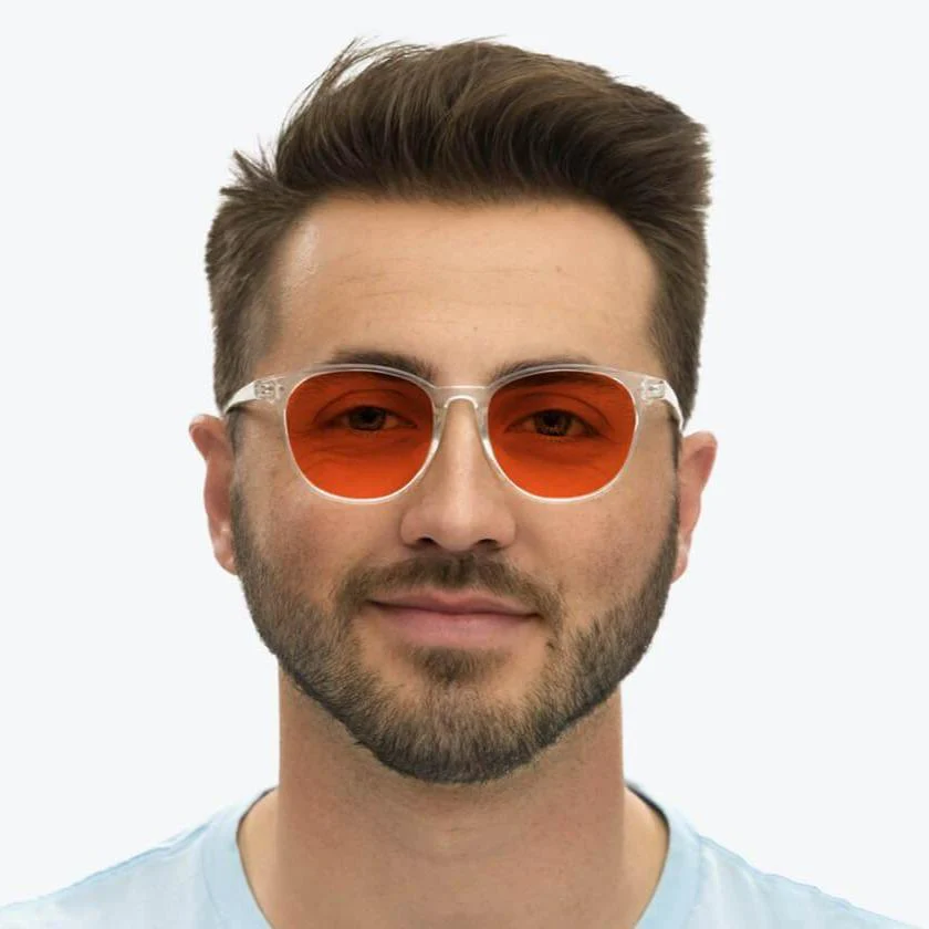 NightFall Billie Blue Blocking Glasses - Crystal - Image 8