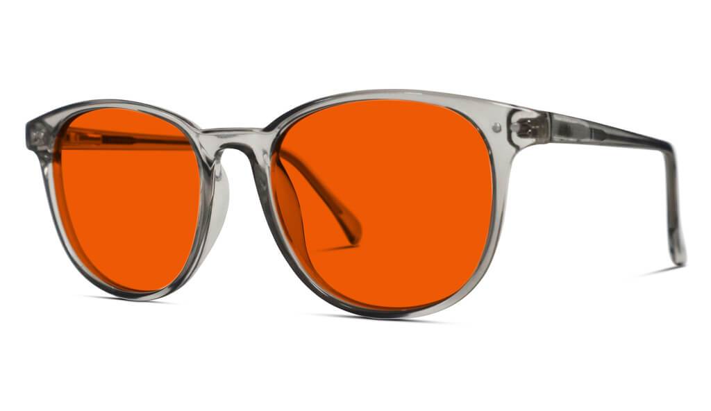 NightFall Billie Blue Blocking Glasses - Pearl Grey - Readers - Image 4