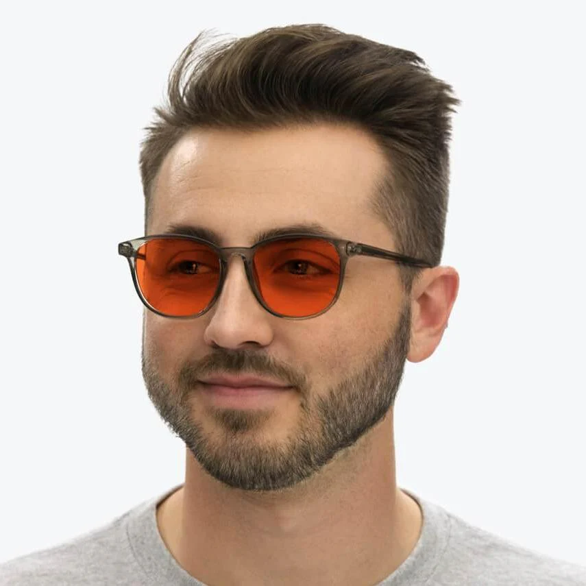 NightFall Billie Blue Blocking Glasses - Pearl Grey - Readers - Image 7