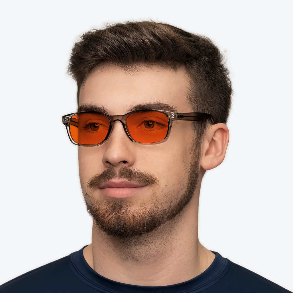 NightFall Lucent Blue Blocking Glasses - Pearl Grey - Prescription - Image 6