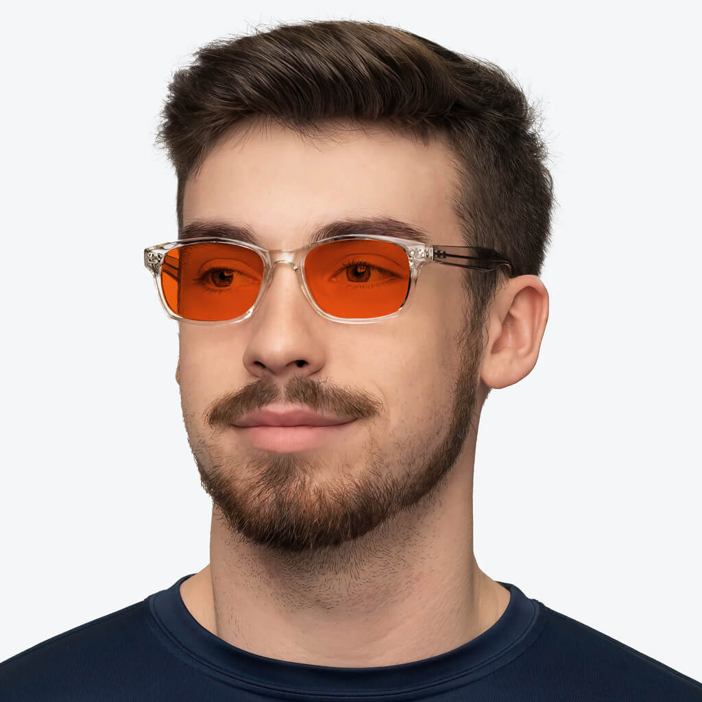 NightFall Lucent Blue Blocking Glasses - Crystal - Readers - Image 5