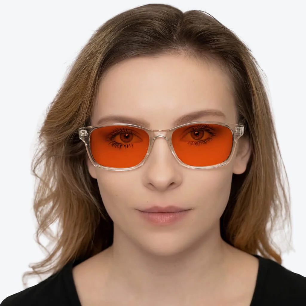 NightFall Lucent Blue Blocking Glasses - Crystal - Readers - Image 6
