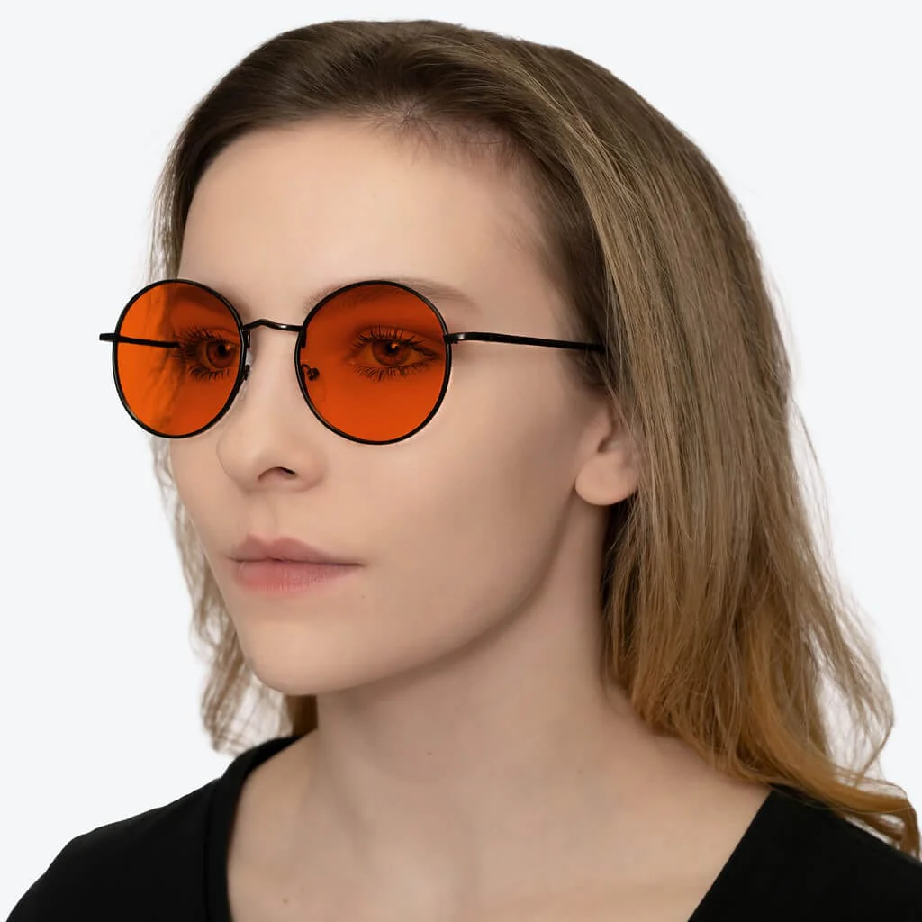 NightFall Elton Blue Blocking Glasses - Black - Image 4