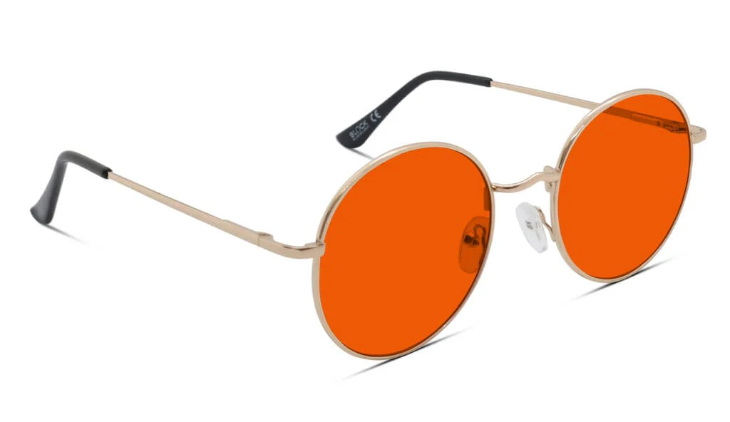 NightFall Elton Blue Blocking Glasses - Gold - Image 7