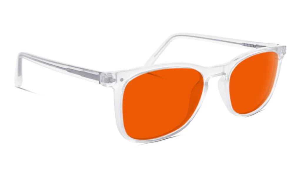 Nightfall Taylor Blue Blocking Glasses - Crystal - Image 3