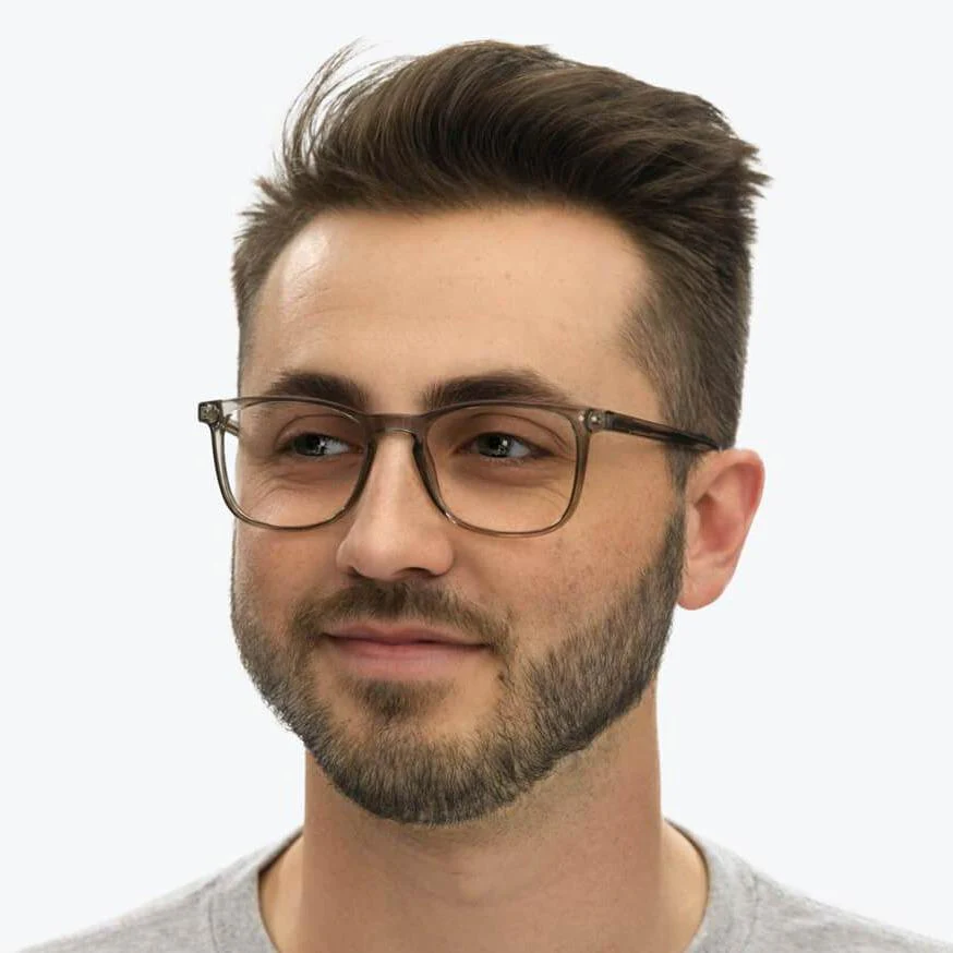 ScreenTime Taylor Computer Glasses - Pearl Grey - Prescription - Image 6
