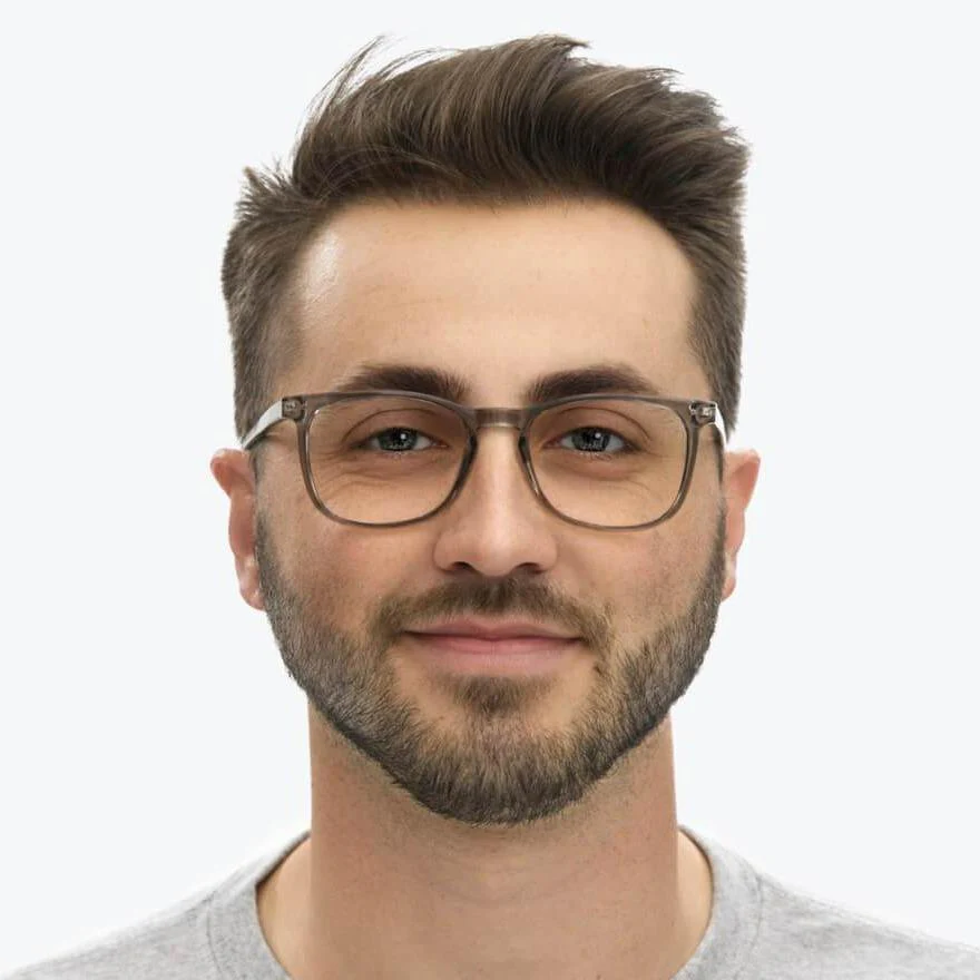 ScreenTime Taylor Computer Glasses - Pearl Grey - Prescription - Image 8