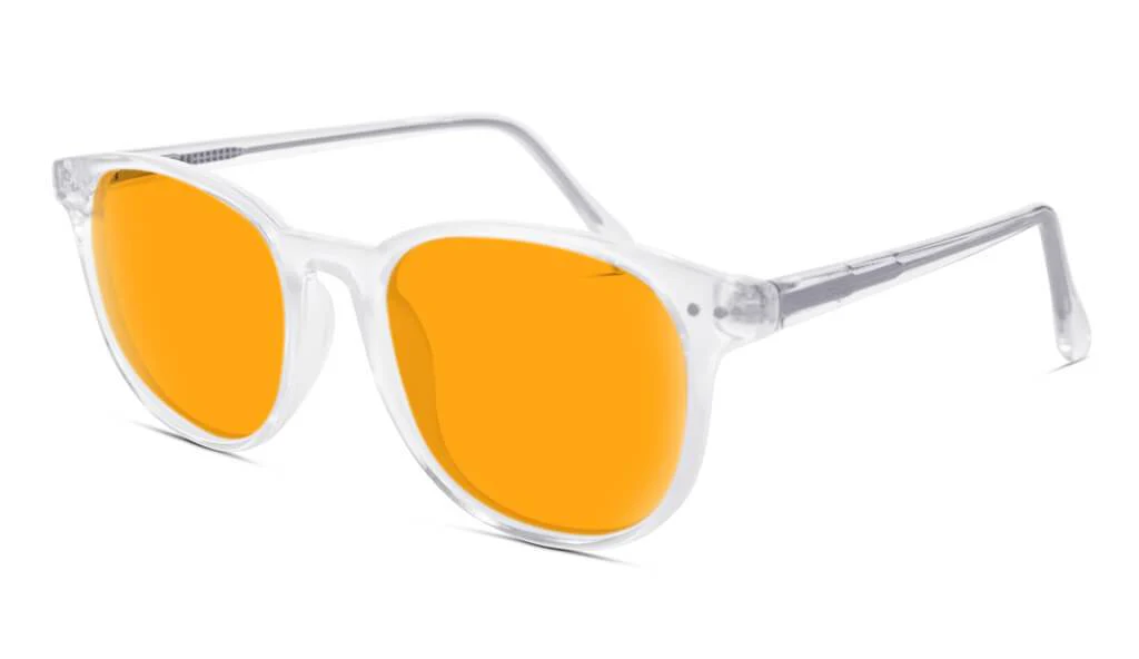 SunDown Billie Blue Blocking Glasses - Crystal - Prescription - Image 2