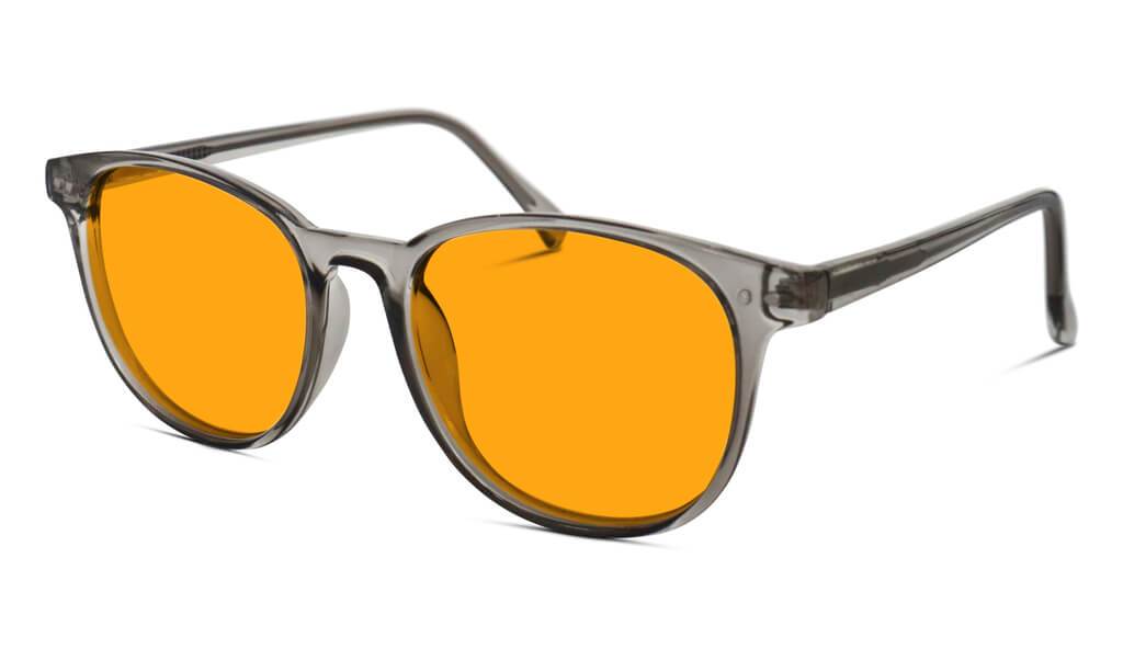 SunDown Billie Blue Blocking Glasses-Pearl Grey - Readers - Image 2