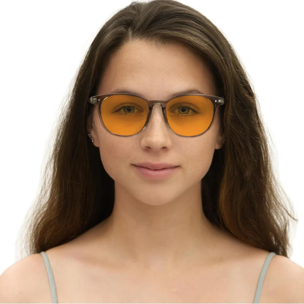 SunDown Billie Blue Blocking Glasses-Pearl Grey - Image 5