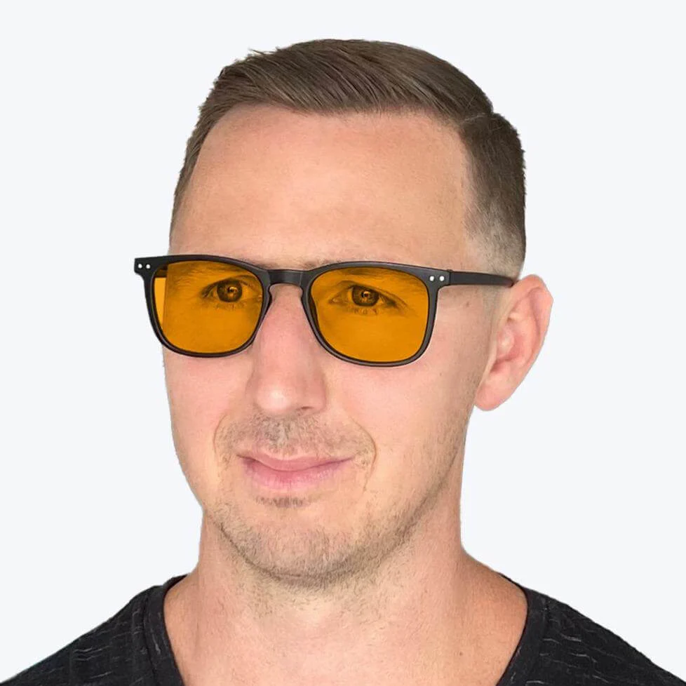 SunDown Taylor Blue Blocking Glasses - Black - Prescription - Image 6