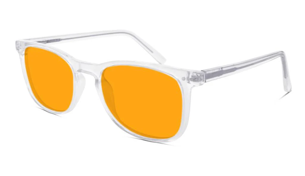 SunDown Taylor Blue Blocking Glasses - Crystal - Prescription - Image 2