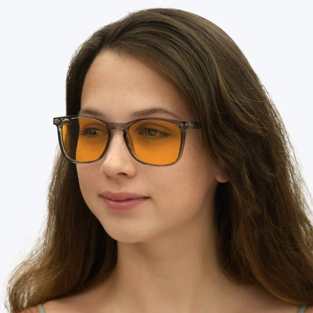 SunDown Taylor Blue Blocking Glasses-Pearl Grey- Readers - Image 6