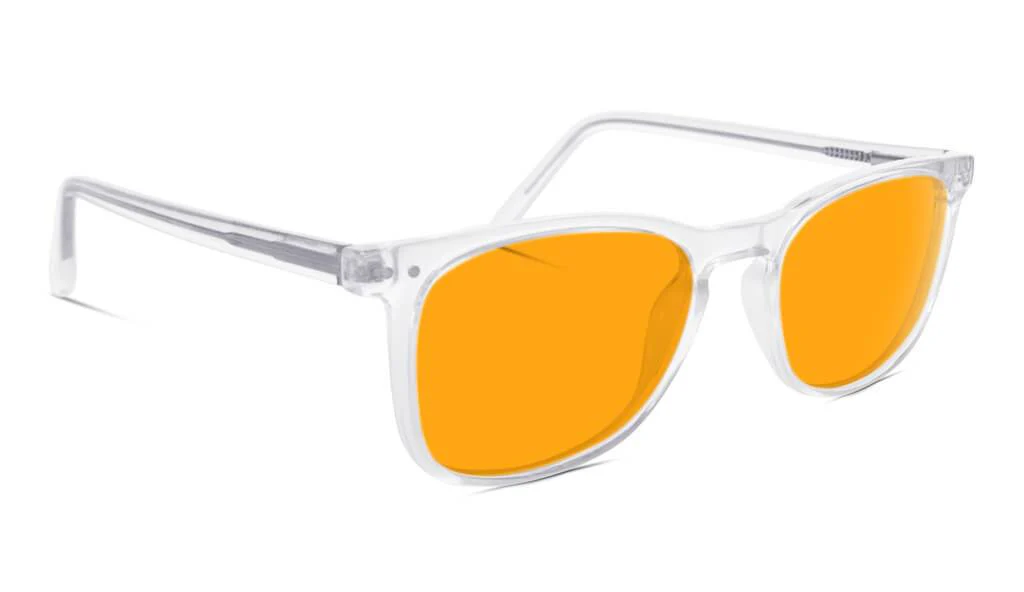 SunDown Taylor Blue Blocking Glasses - Crystal - Image 3