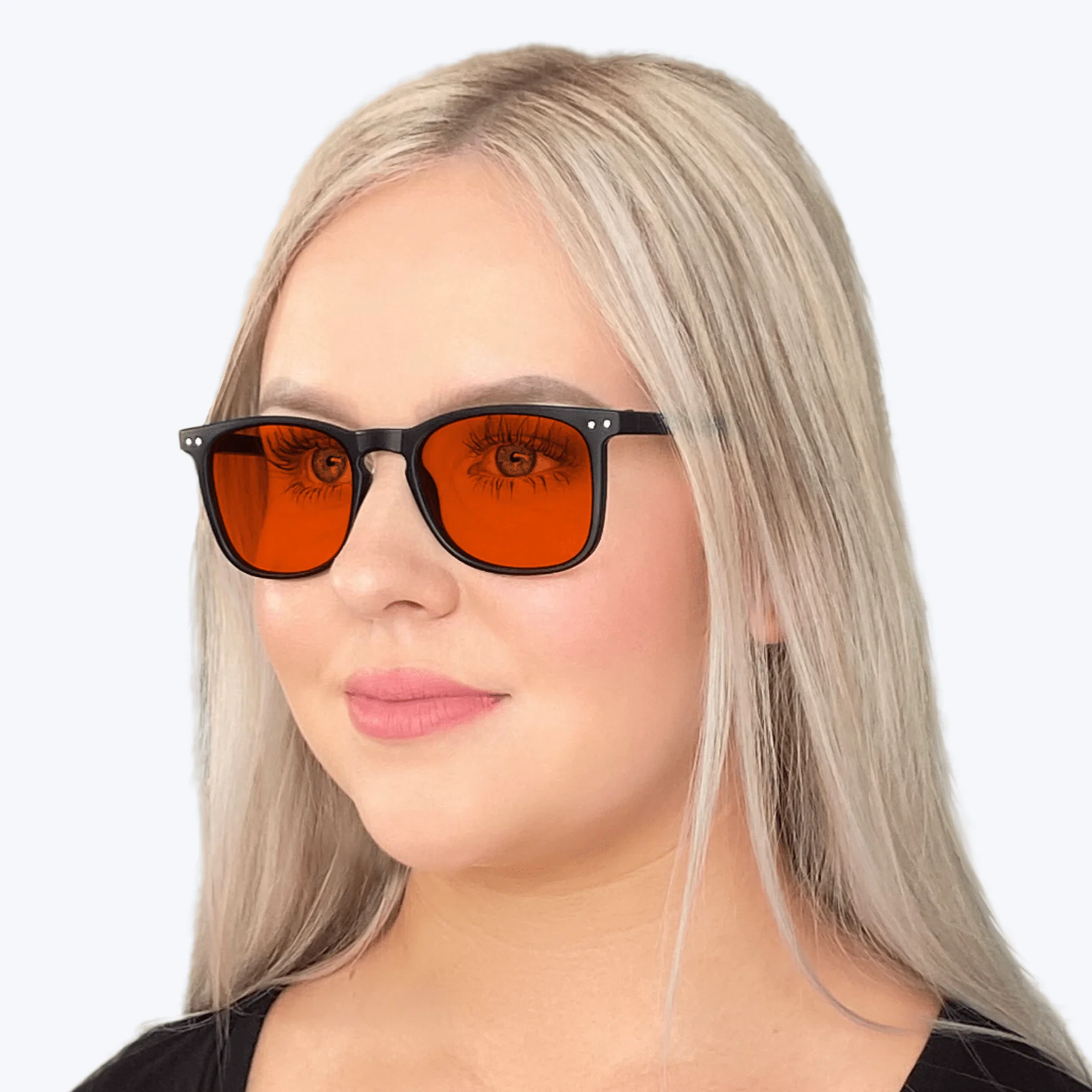 Nightfall Taylor Blue Blocking Glasses - Black - Image 7